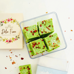 White Chocolate Mint Fudge